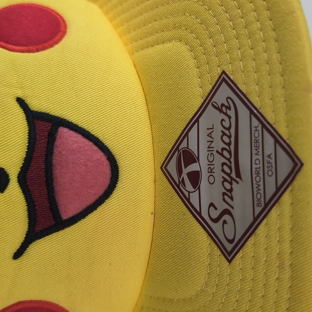 Bioworld Yellow Pikachu Snapback Hat - Picture 2 of 8